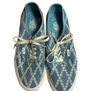 Vans Off the Wall  Authentic Stackform Blue White Unisex Sneaker Shoe M 8.5 W 10
